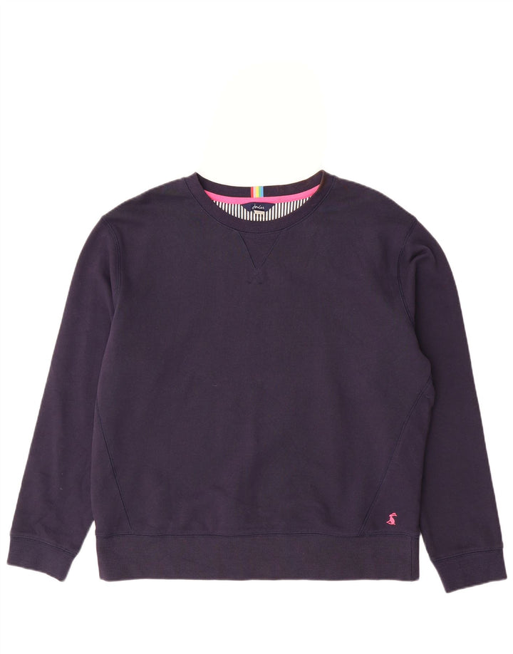 Damski sweter oversize JOULES UK 12, średni granatowy, bawełniany
