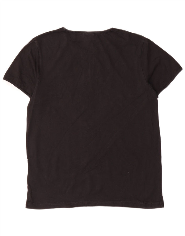 T-shirt męski Ellesse Top, średni czarny, bawełniany