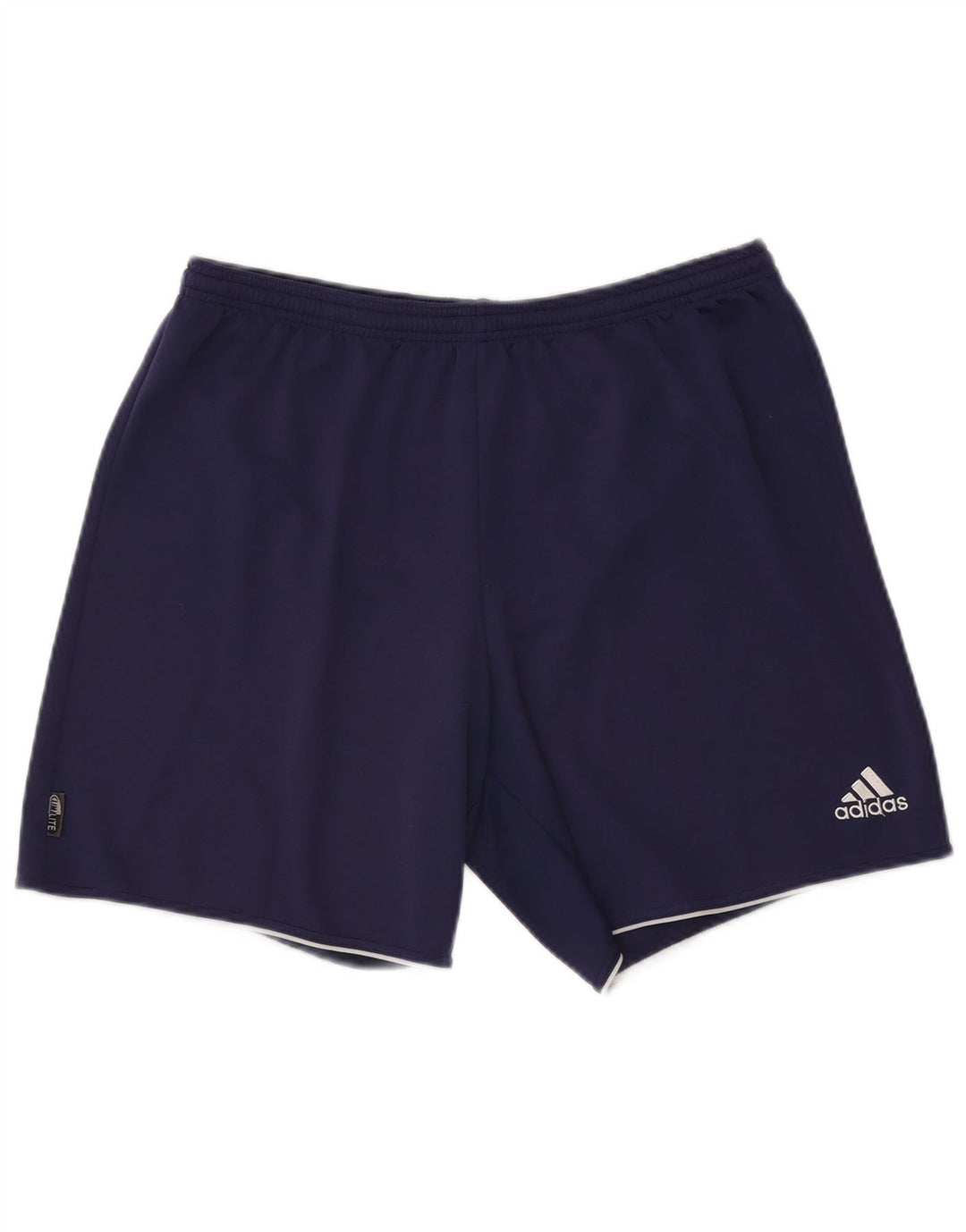 Męskie spodenki sportowe Adidas Climalite XL granatowe, poliestrowe