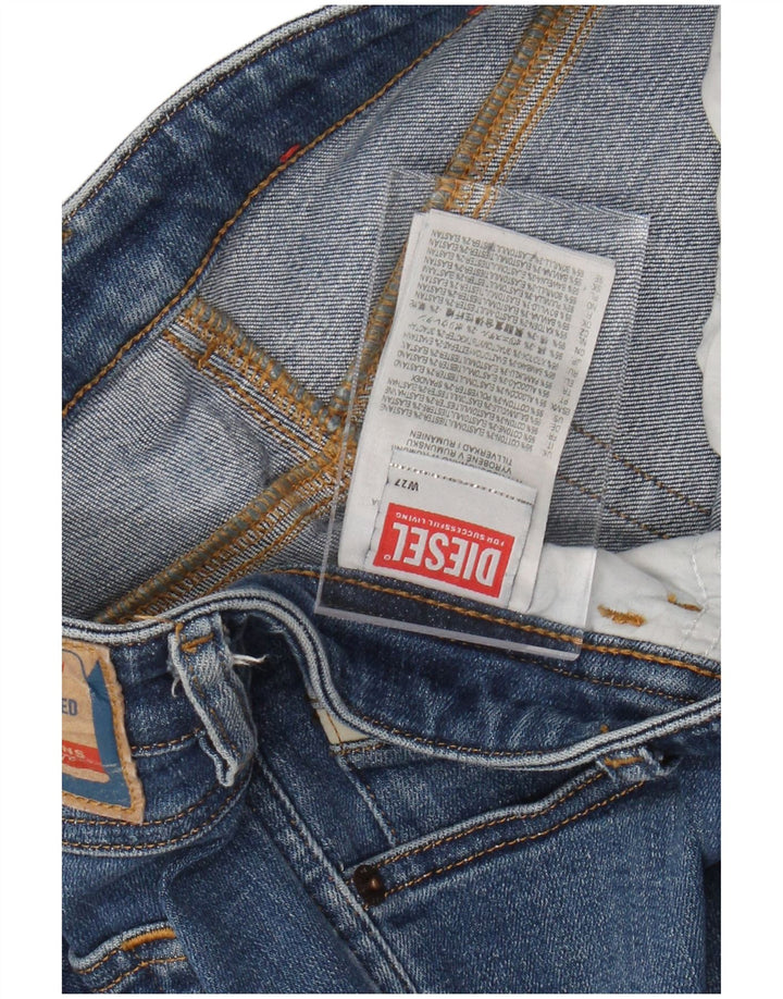 Damskie jeansy skinny DIESEL W27 L28 Niebieskie bawełniane