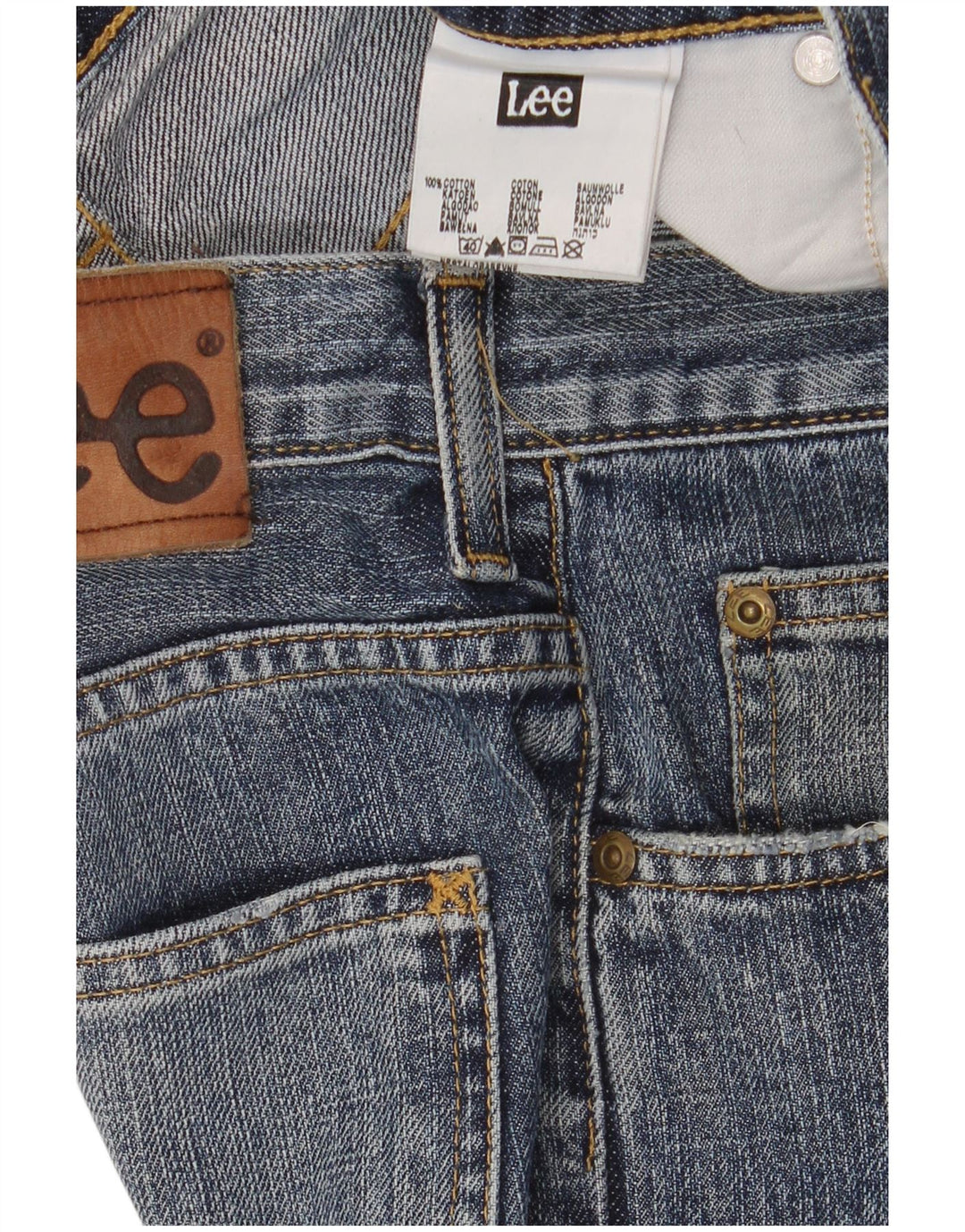 Męskie dżinsy Lee Seattle Straight W31 L30 Niebieskie bawełniane