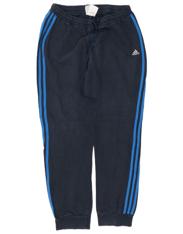 Męskie spodnie dresowe ADIDAS Joggers UK 40/42 Średni granatowy, bawełniany