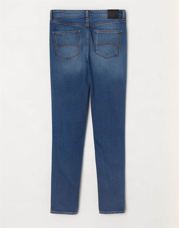 Armani Womens Skinny Jeans W30 L33 Blue Cotton