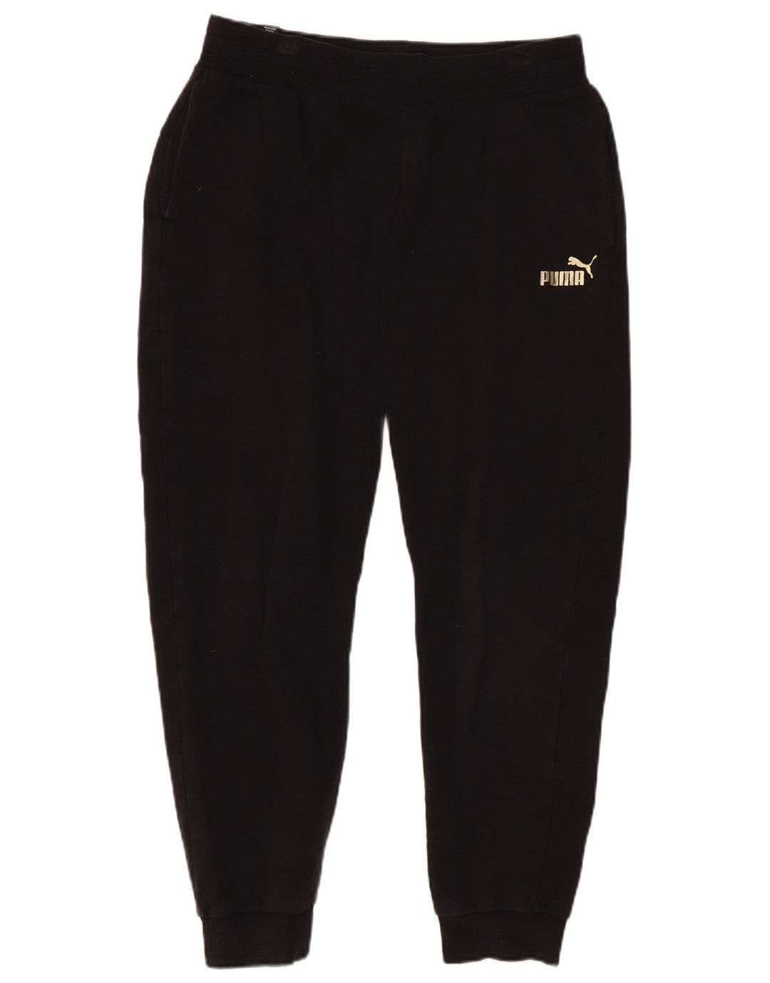 Damskie spodnie dresowe PUMA Joggers UK 14 Średnia czarna bawełna