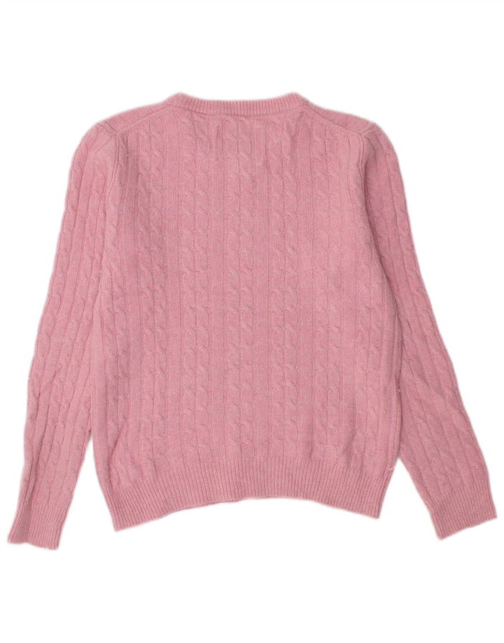 Sweter damski Jack Wills z okrągłym dekoltem, UK 10, mały, różowy