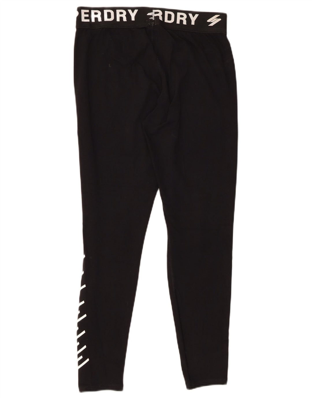Damskie legginsy SUPERDRY Graphic UK 12, średnie czarne