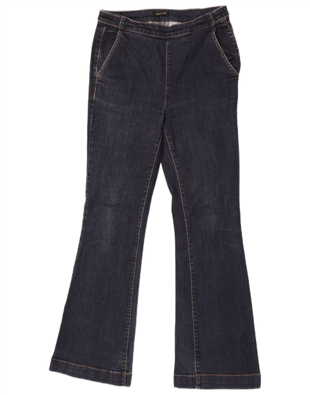 Damskie jeansy rozkloszowane Massimo Dutti EU 36 XS W26 L30 Granatowe