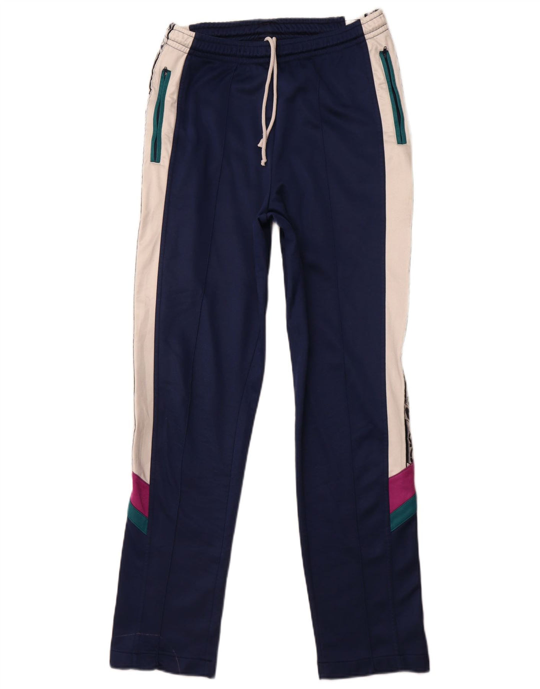 Pełny dres damski Asics IT 48 XL Granatowy poliamid z blokami kolorów