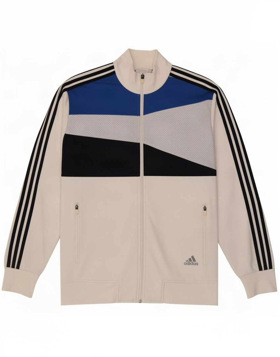 Męska kurtka dresowa Adidas UK 38/40 w kolorze średniobiałym