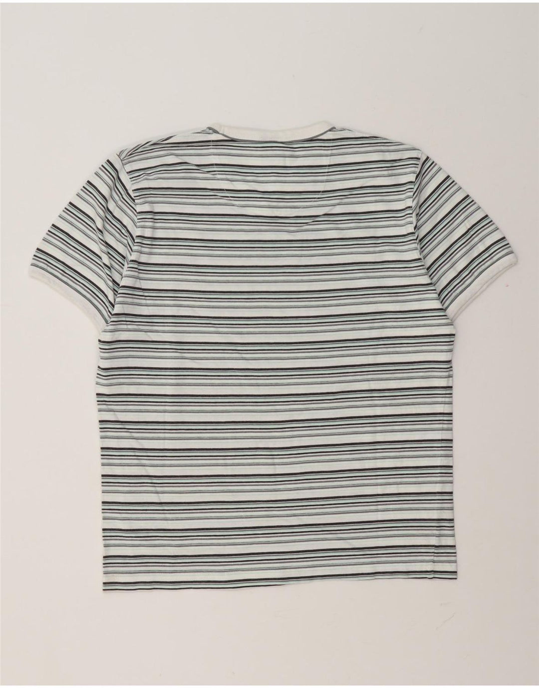 T-shirt męski Nike, średni, wielokolorowe paski