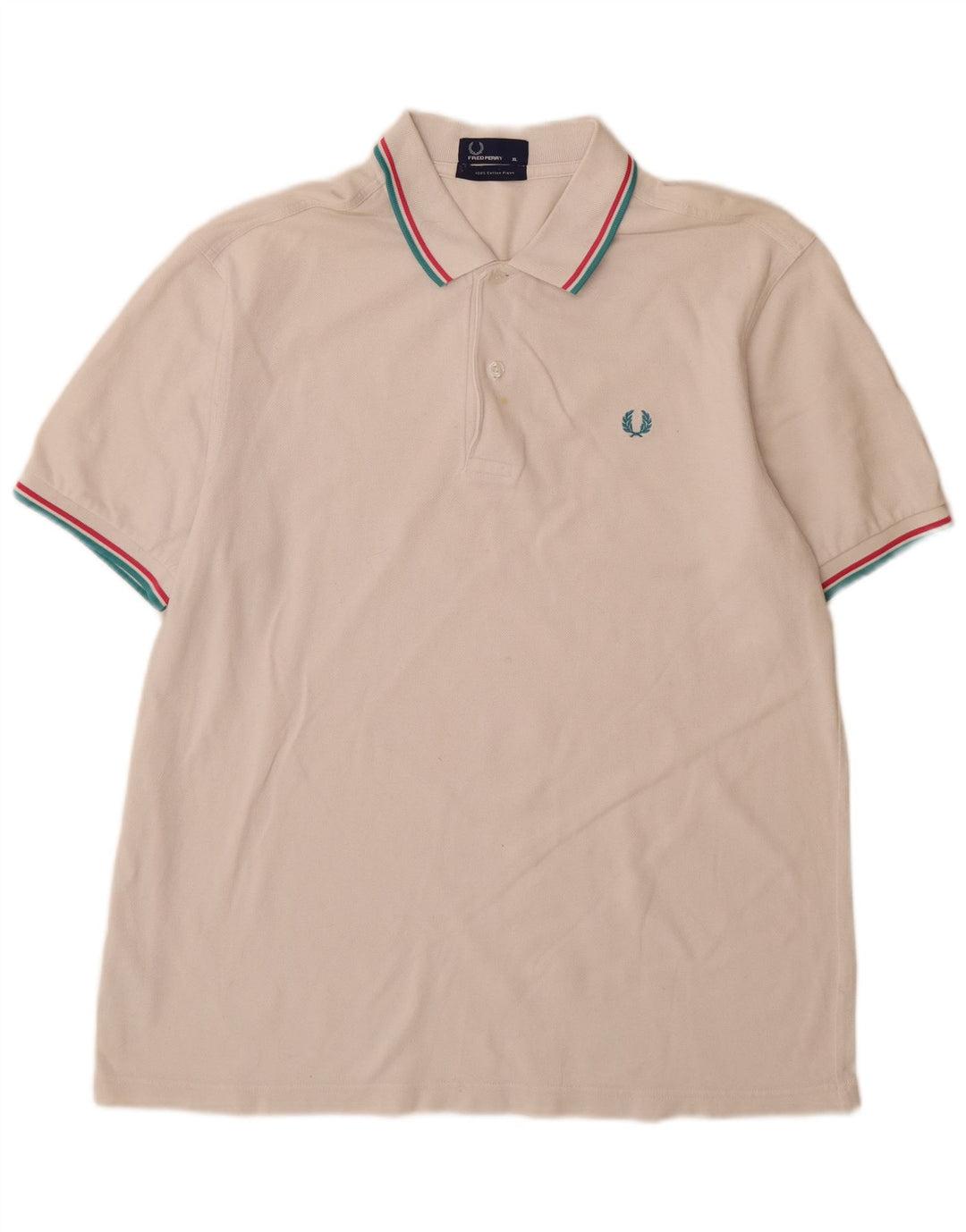 Męska koszulka polo Fred Perry XL, bawełniana w białe paski