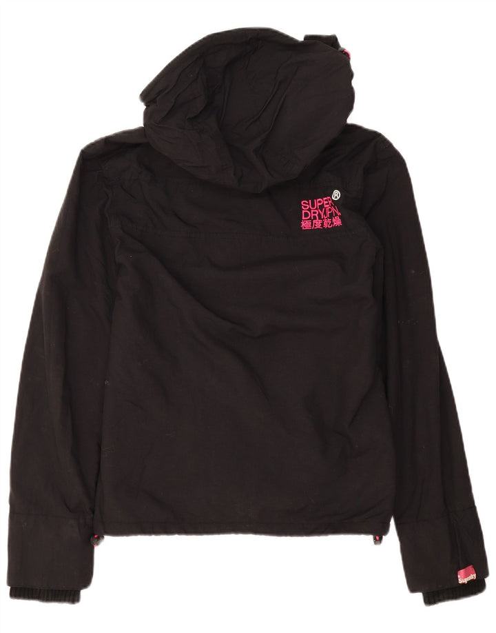 Damska wiatrówka Superdry Oversize UK 6 XS czarna