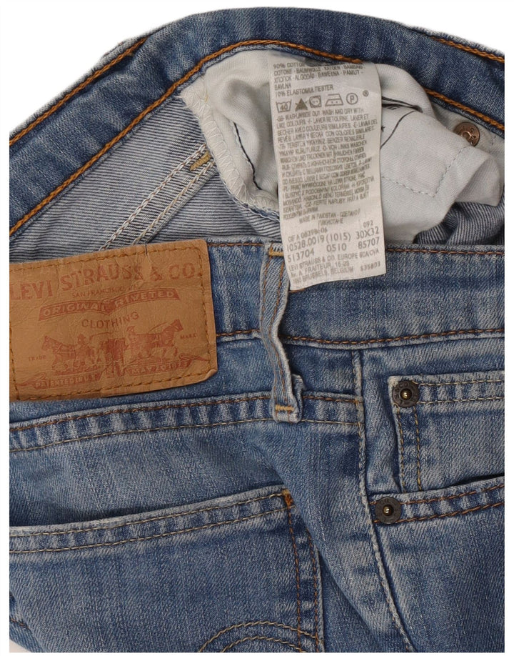 Damskie proste dżinsy Levi's W30 L30 Niebieskie bawełniane
