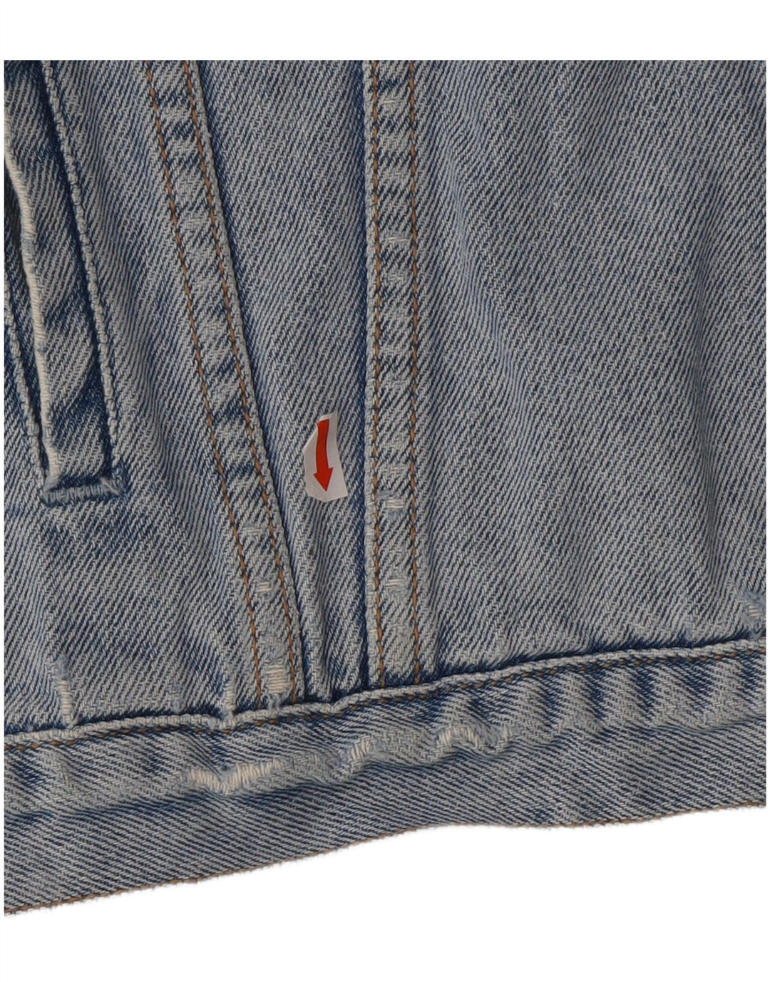 LEVI'S Mens Denim Jacket UK 44 2XL Blue Cotton