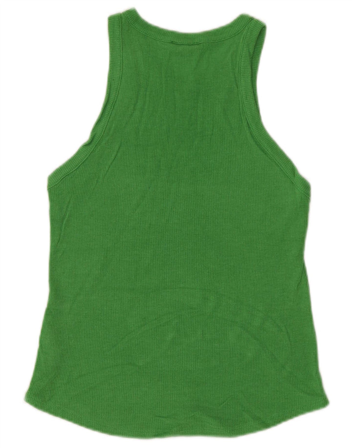 Damska kamizelka Massimo Dutti Top UK 12 Medium Green Lyocell