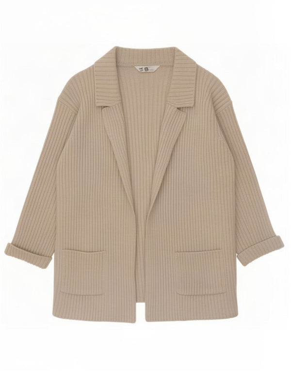Marks & Spencer Damski sweter kardigan UK 10 Small Beżowa wełna