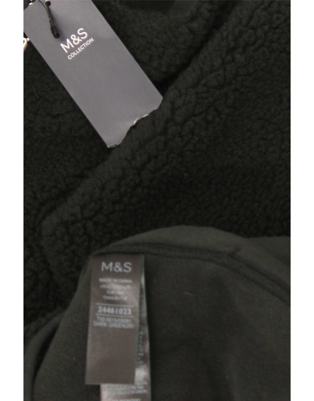 Damska kurtka polarowa Marks & Spencer UK 20 2XL Zielony poliester