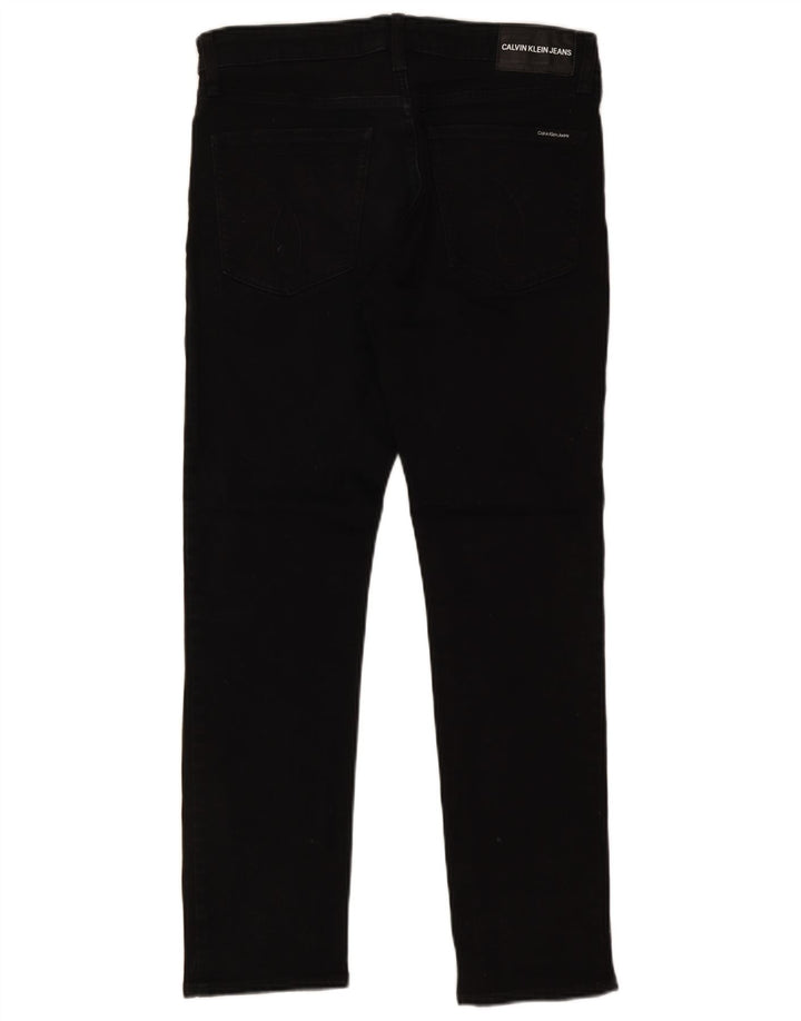Męskie jeansy Calvin Klein W31 L30, czarne, bawełniane