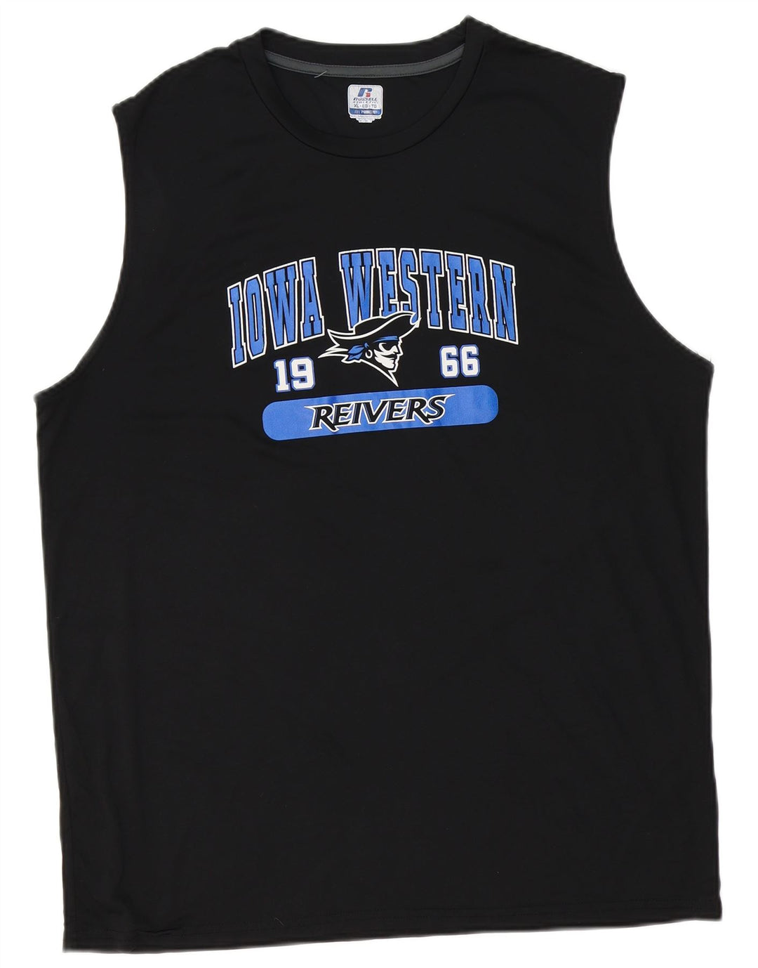 Męska kamizelka z grafiką Russell Athletic Dri-Power Graphic, XL, czarna