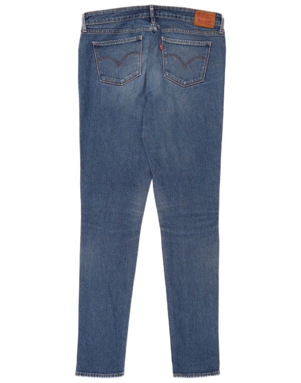 Damskie jeansy Levi's 711 Skinny W30 L34 Niebieskie bawełniane