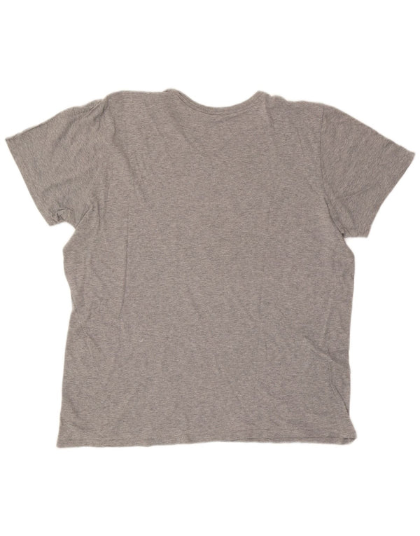 Męski T-shirt Nike Athletic Cut Graphic Top 2XL Szara bawełna