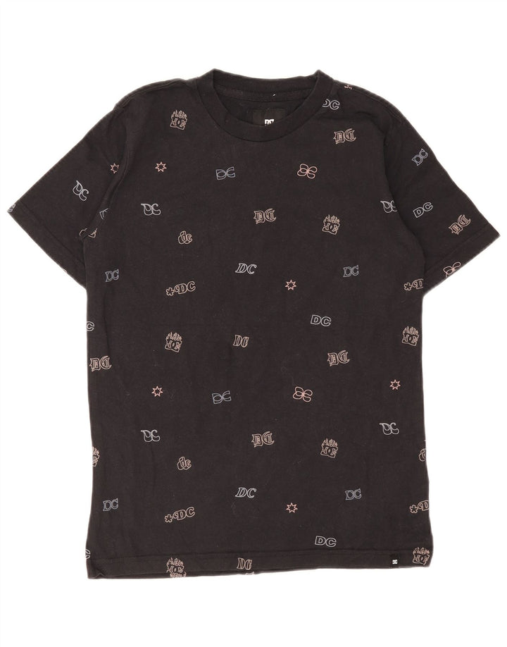 Chłopięcy T-shirt z grafiką DC na 13-14 lat, duży, czarny, bawełniany