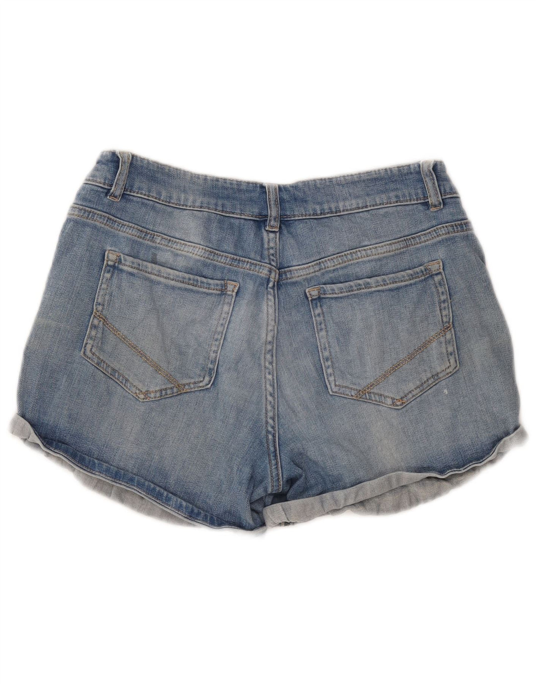 Damskie spodenki jeansowe OASIS UK 12 Medium W32, niebieska bawełna