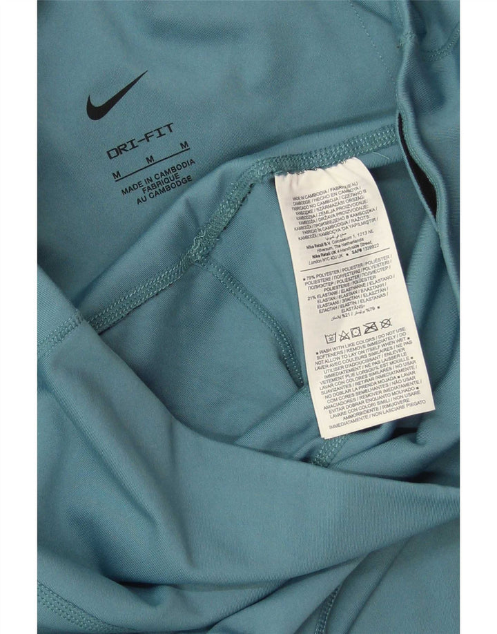 Damskie legginsy Nike Dri Fit UK 12, średni niebieski, poliester