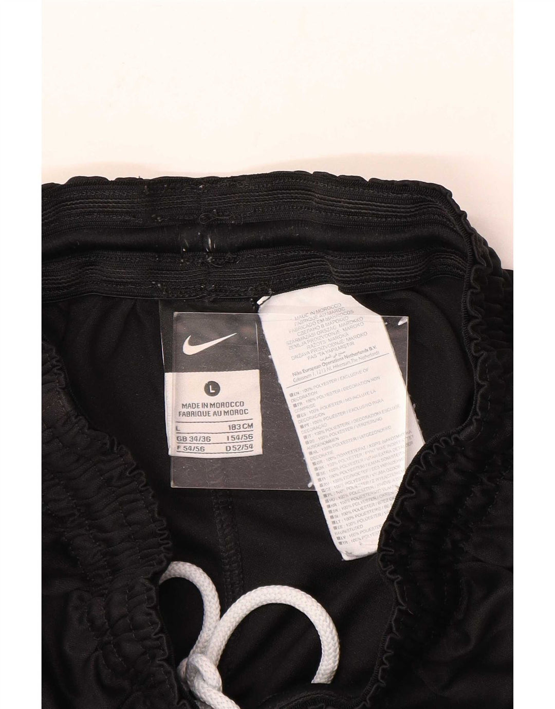 Męskie spodenki sportowe Nike Dri Fit, duże, czarne, poliestrowe