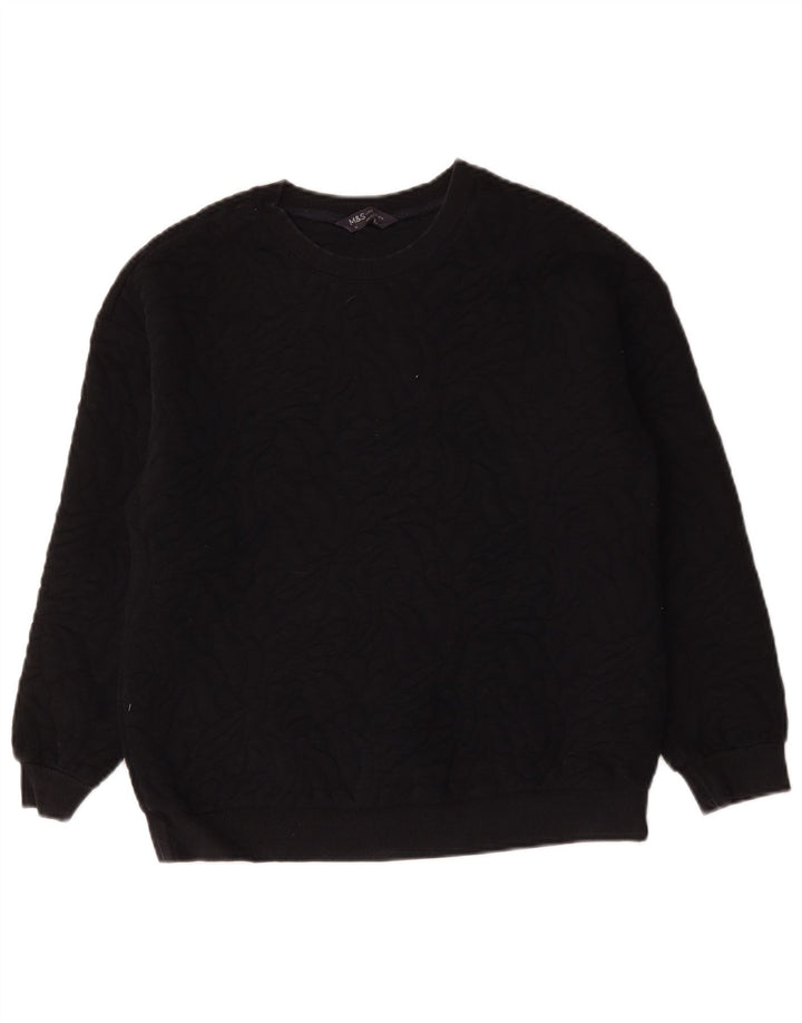 Damski sweter oversize Marks & Spencer UK 10, mały, granatowy