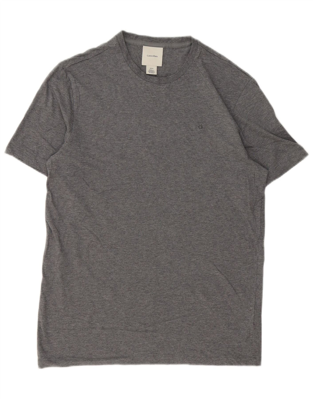 T-shirt męski Calvin Klein, mały, szary, bawełniany