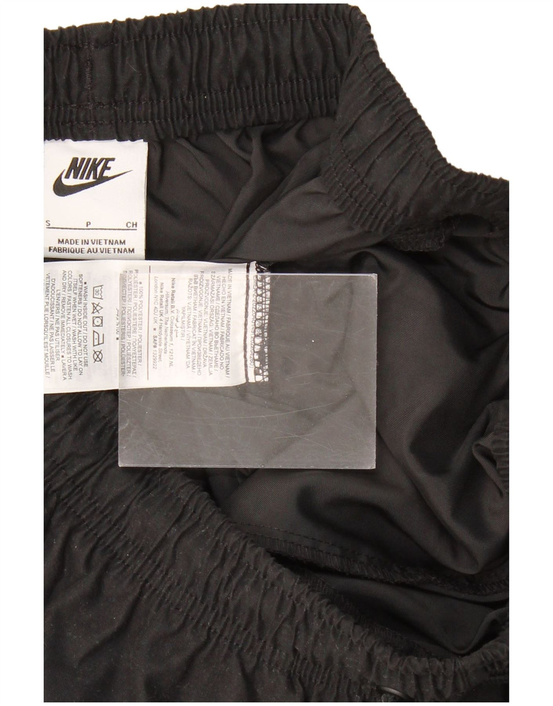 NIKE Mens Graphic Sport Shorts Small  Black Polyester