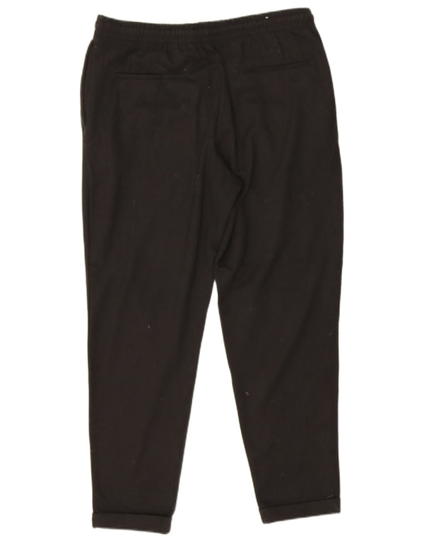Męskie zwężane spodnie chino Zara, duże W32 L28, czarny poliester