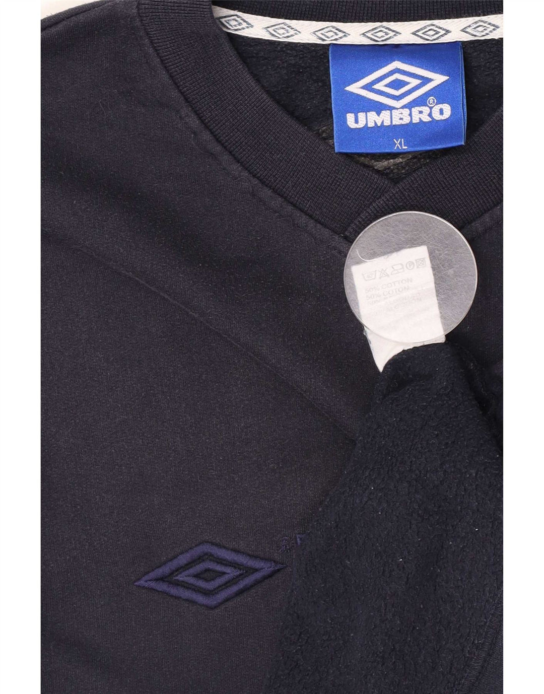 Męska bluza z grafiką Umbro XL, granatowa, bawełniana