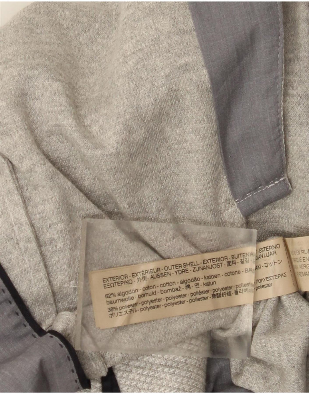 Męska marynarka zapinana na 2 guziki Massimo Dutti EU 56 XL Szara tkanina argyle/diament