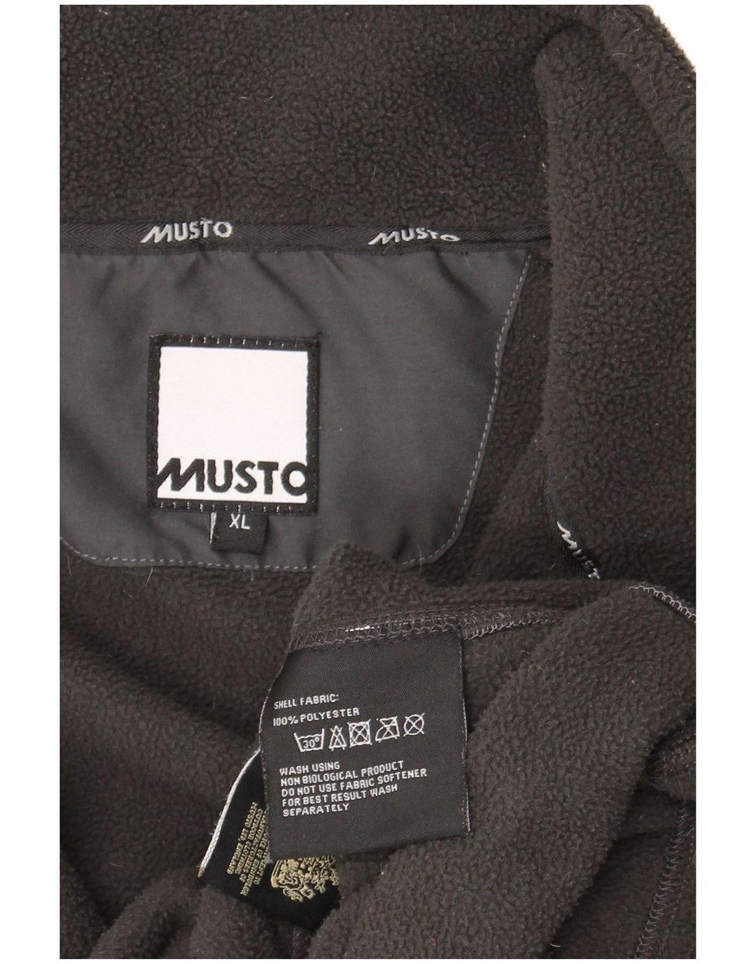 Męska kurtka polarowa Musto UK 42 XL, szary poliester
