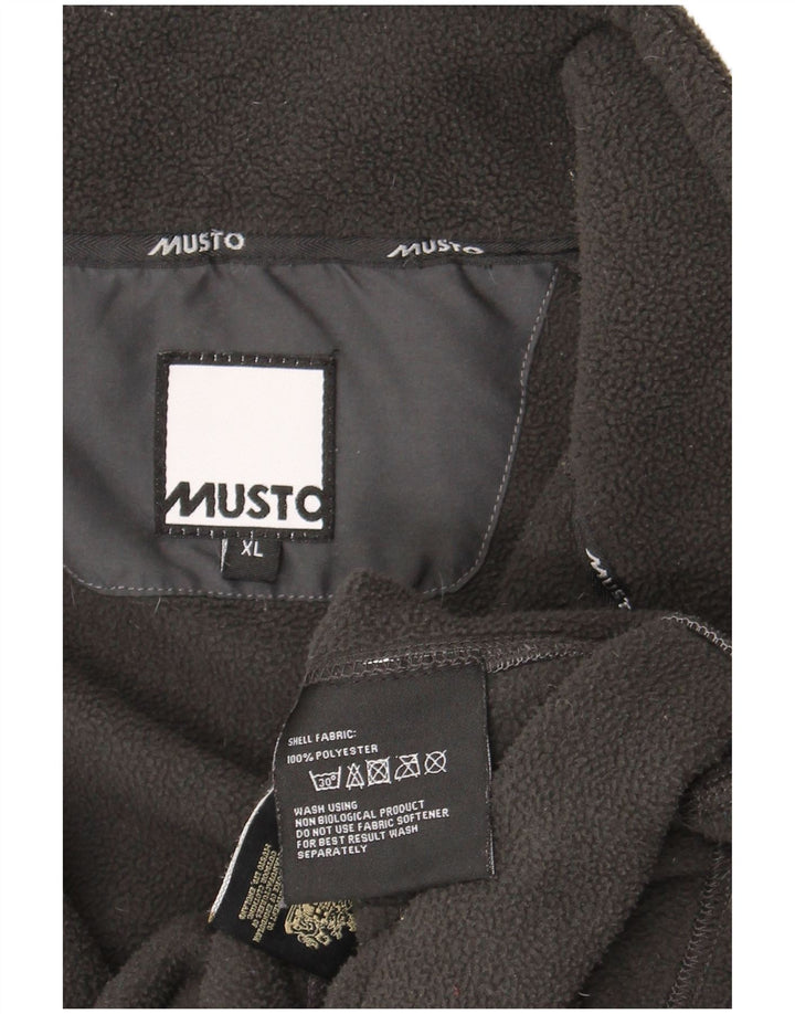 Męska kurtka polarowa Musto UK 42 XL, szary poliester