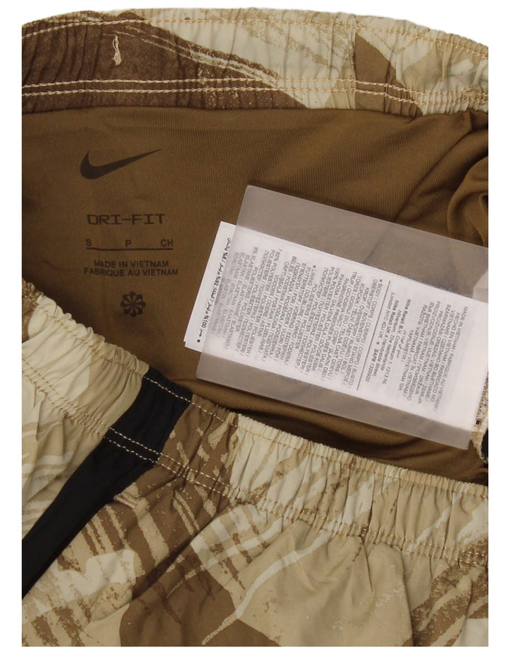 Męskie spodenki sportowe Nike Dri Fit, mały, brązowy kamuflaż, poliester