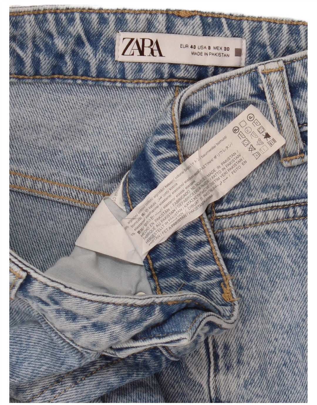 Dżinsy damskie Zara EU 40 Medium W30 L27 Niebieskie bawełniane