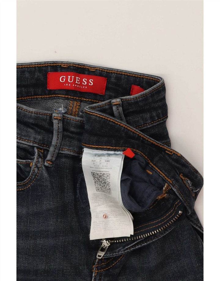 Damskie dżinsy rurki Guess w trudnej sytuacji W25 L26 Granatowy poliester
