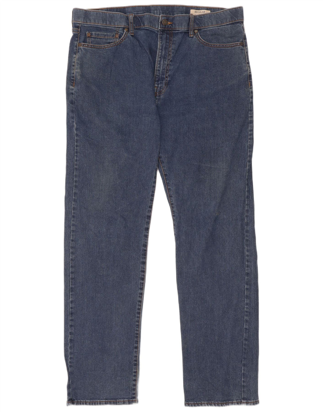 Męskie jeansy Marks & Spencer Regular Straight W38 L33 Niebieskie, bawełniane