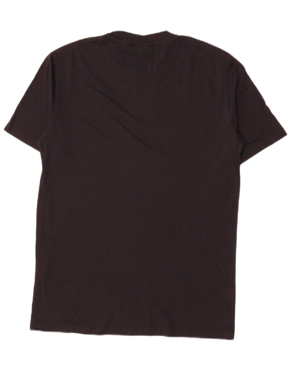 Champion Mens T-Shirt Top Small Black Cotton