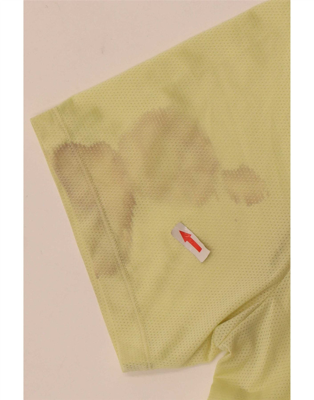 Męski T-shirt Nike Dri Fit z grafiką, duży, żółty poliester
