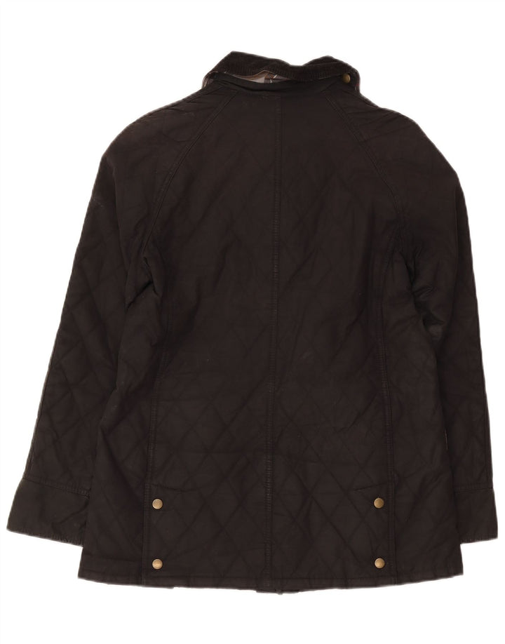 Damska pikowana kurtka Barbour UK 10 Small Black
