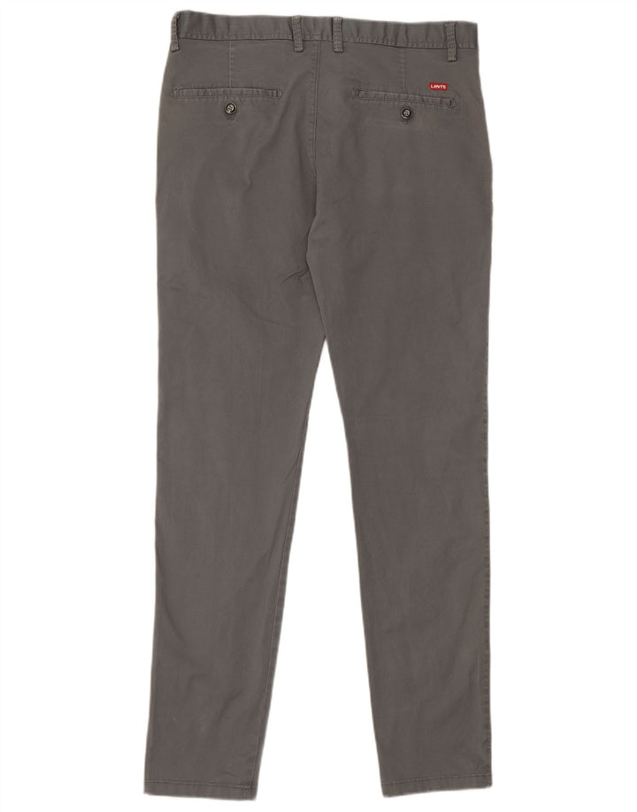 Męskie spodnie typu slim chino Levi's W32 L30 szare