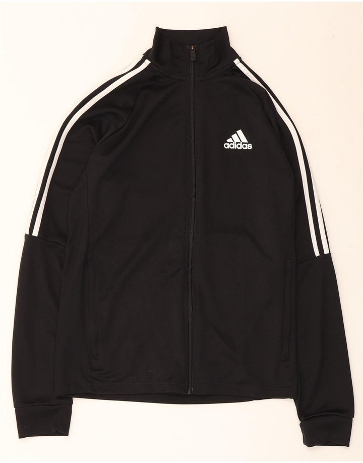 Adidas Męska kurtka dresowa Aeroready UK 38/40 Średni czarny poliester