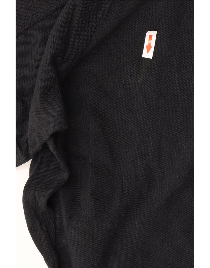 Męska koszulka polo Puma, mała, czarna, bawełniana