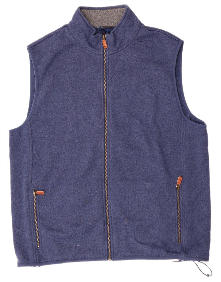 Męska bluza dresowa bez rękawów Vineyard Vines XL, niebieska, nakrapiana, Preppy