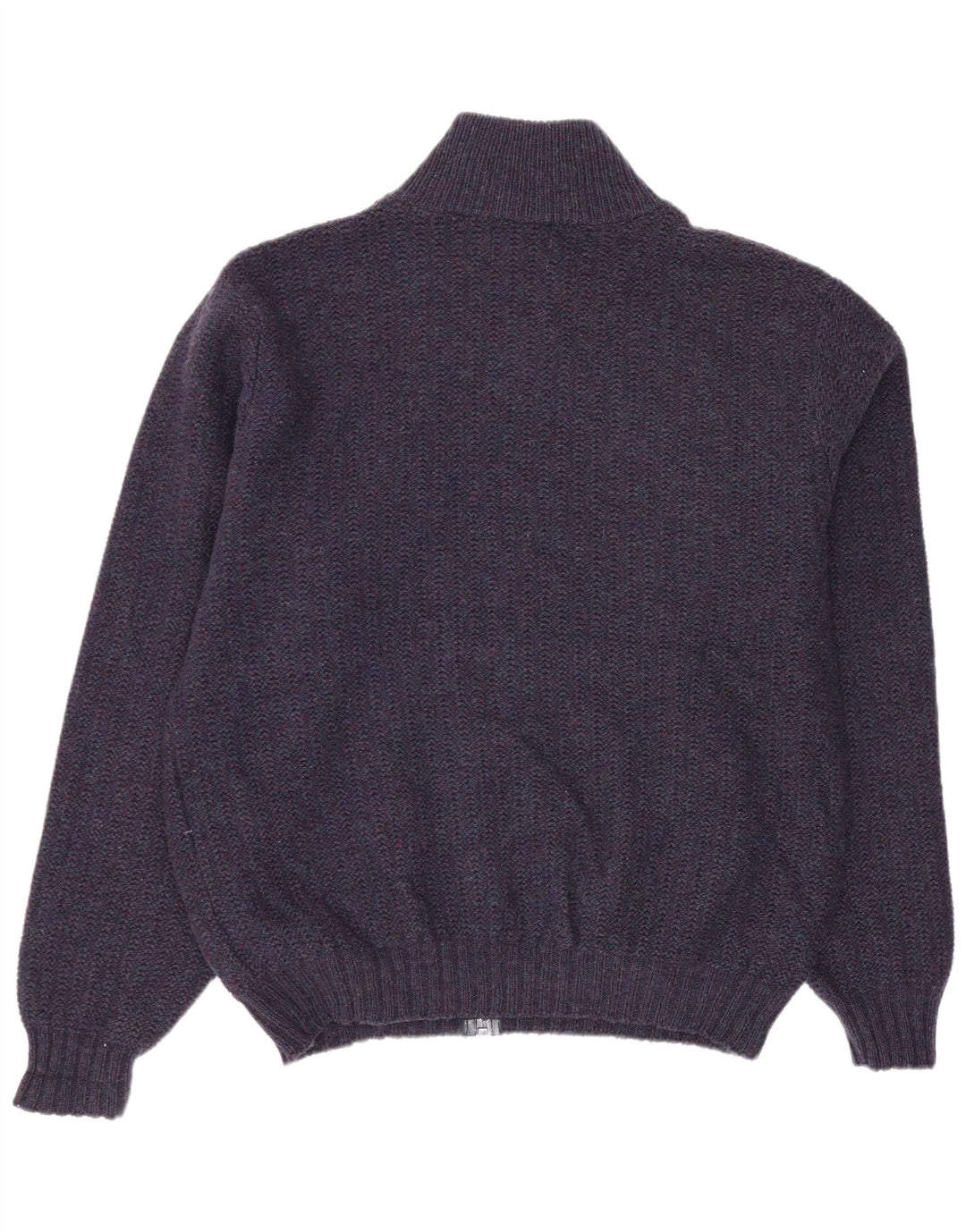 L.L.Bean Męski sweter rozpinany, duży, granatowy, wełniany