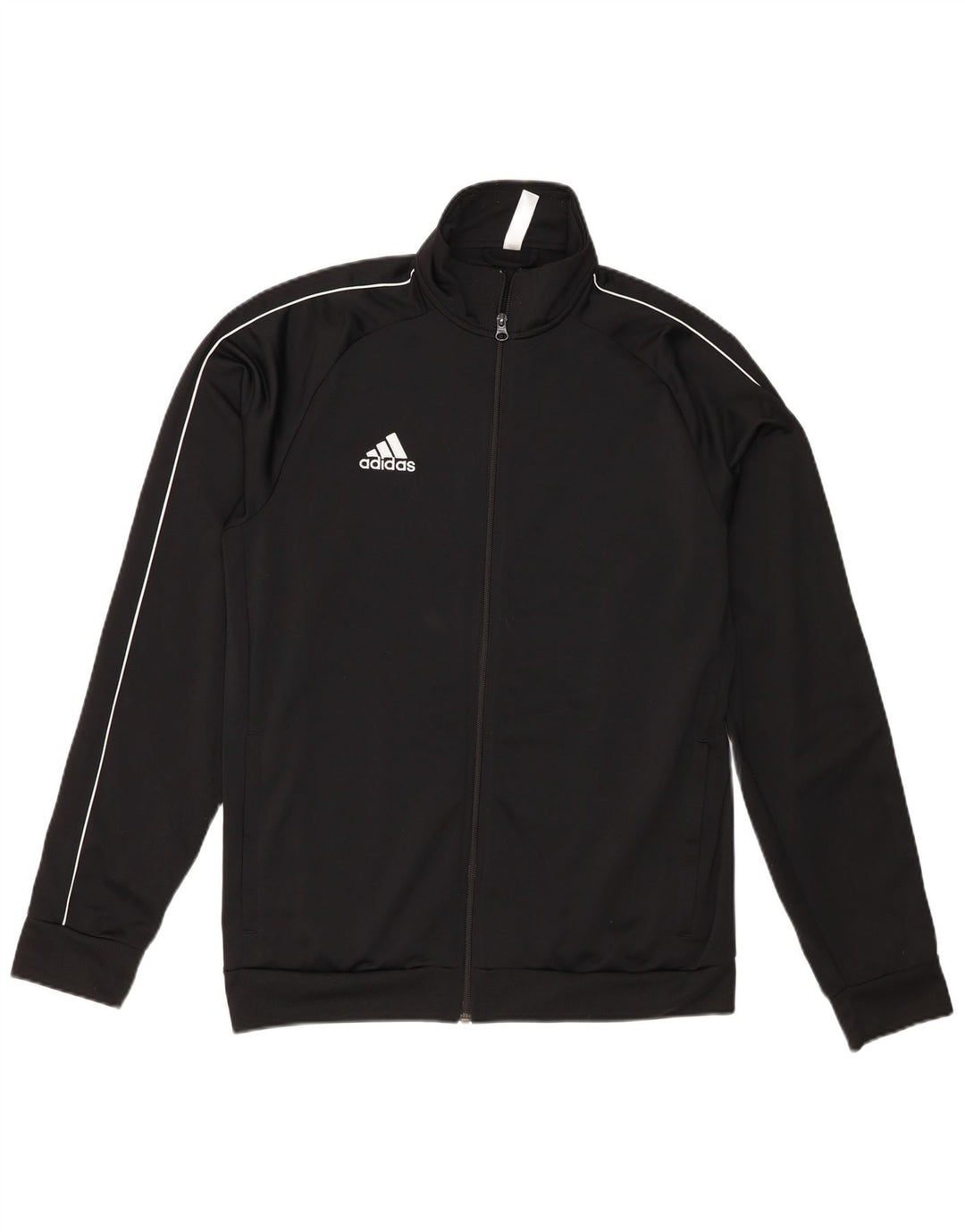 Adidas Męska bluza dresowa, duża, czarna, poliestrowa